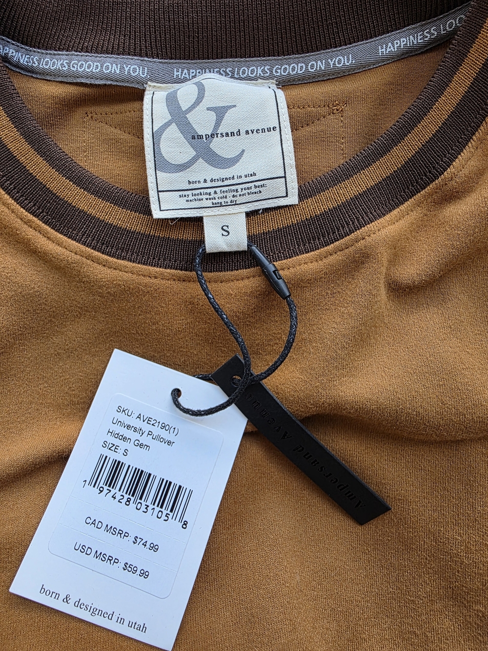 NWT Ampersand Avenue University Pullover - Hidden Gem Size Small - Picture 4 of 10